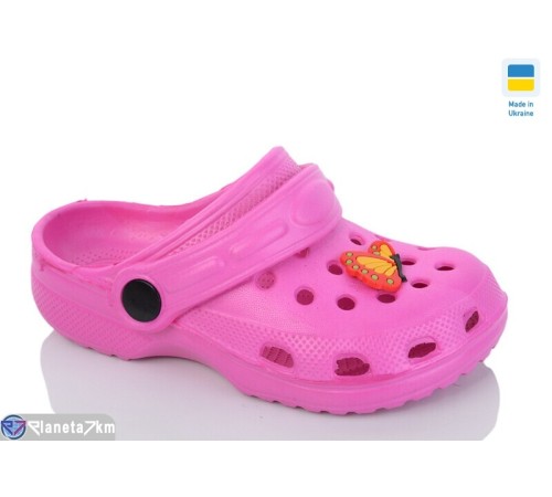 Кроки дитячі на літо (6 пар р.24-29) рожевий  "INPIRE"