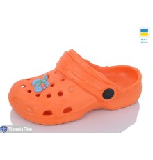 Кроки дитячі на літо (6 пар р.24-29) оранжевий  "INPIRE"