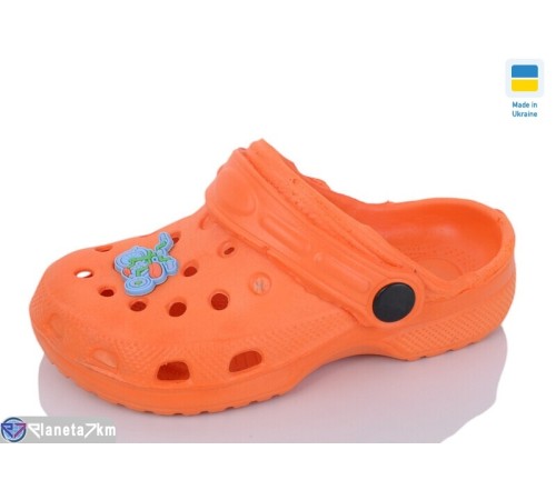 Кроки дитячі на літо (6 пар р.24-29) оранжевий  "INPIRE"