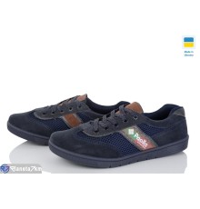 Кросівки чоловічі на весну/осінь (8 пар р.40-45) синій  "OLLA"