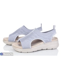 Босоніжки жіночі на літо (8 пар р.36-41) сірий  "DIXA"