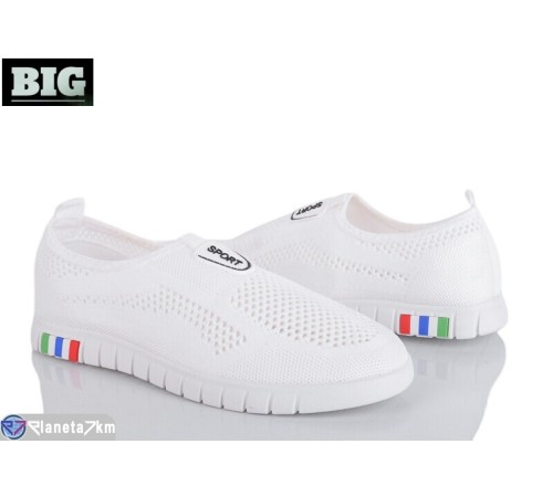 Кросівки жіночі на літо (8 пар р.36-41) білий  "BIG"