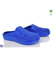 Шлепки жіночі на літо (6 пар р.36-41) синій  "Ladmir"