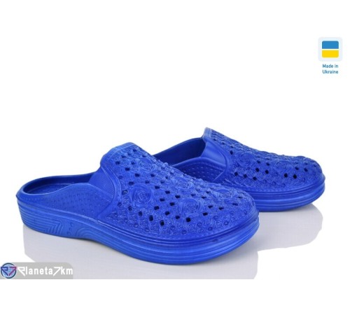 Шлепки жіночі на літо (6 пар р.36-41) синій  "Ladmir"