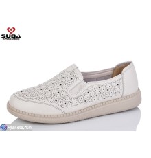 Туфлі жіночі на літо (8 пар р.37-42) бежевий  "SUBA"