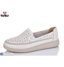 Туфлі жіночі на літо (8 пар р.37-42) бежевий  "SUBA"