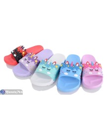 Шлепки дитячі на літо (12 пар р.24-29) мікс  "Melinda"