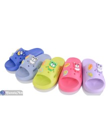 Шлепки дитячі на літо (12 пар р.30-35) мікс  "Melinda"