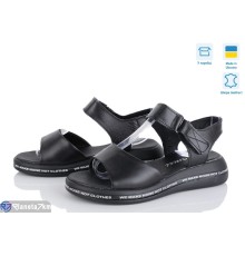 Босоніжки жіночі на літо (8 пар р.36-41) чорний  "FOX"