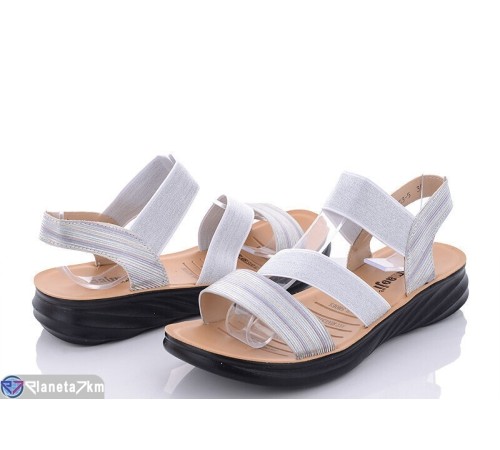 Босоніжки жіночі на літо (8 пар р.36-41) срібний "YAMMI SHOES" Босоніжки жіночі на літо (8 пар р.36-41) срібний "YAMMI SHOES"