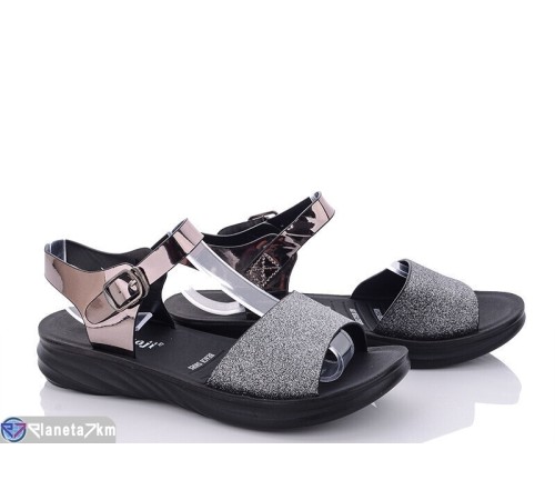 Босоніжки жіночі на літо (8 пар р.36-41) графіт "YAMMI SHOES" Босоніжки жіночі на літо (8 пар р.36-41) графіт "YAMMI SHOES"