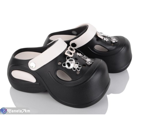 Кроки жіночі на літо (6 пар р.36-41) чорний  "LEVLU"