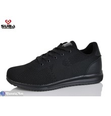 Кросівки жіночі на весну/осінь (8 пар р.36-41) чорний  "SUBA"