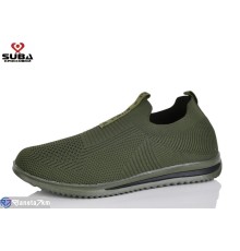 Кросівки чоловічі на літо (8 пар р.41-46) зелений  "SUBA"