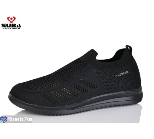 Кросівки чоловічі на літо (8 пар р.41-46) чорний  "SUBA"