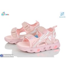 Дитячі босоніжки на літо (8 пар р.26-31) рожевий  "BBT"