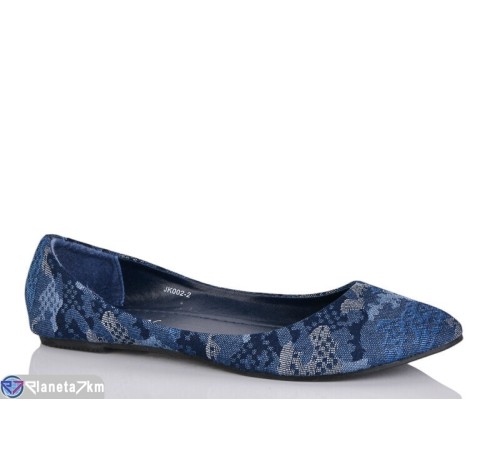 Балетки жіночі на літо (32 пар р.36-41) синій  "SALIN"