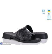 Шлепки жіночі на літо (6 пар р.36-40) чорний  "Speranza"