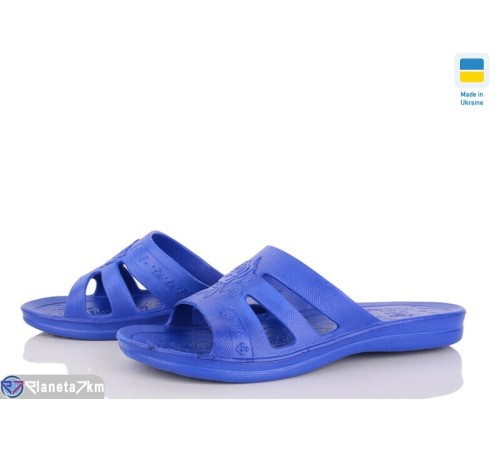 Шлепки жіночі на літо (6 пар р.36-41) синій  "Ladmir"