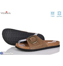 Шлепки жіночі на літо (8 пар р.36-41) коричневий  "Veagia-ADA"