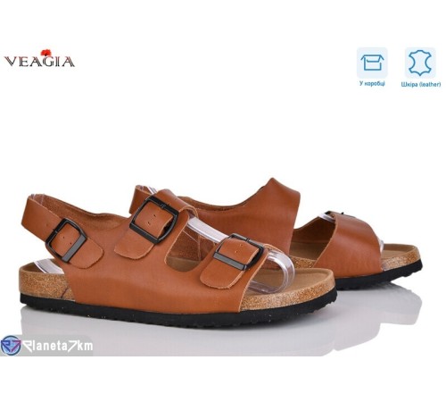 Босоніжки жіночі на літо (8 пар р.36-41) коричневий  "Veagia-ADA"