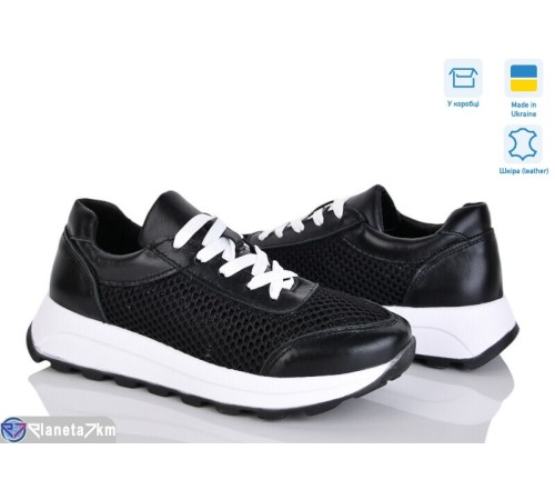 Кросівки жіночі на літо (6 пар р.36-40) чорний  "Linda"