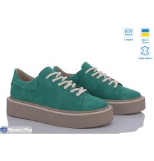 Кросівки жіночі на весну/осінь (6 пар р.36-40) зелений  "FANio"