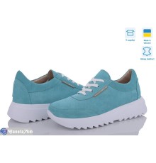 Кросівки жіночі на весну/осінь (6 пар р.36-40) блакитний  "FANio"
