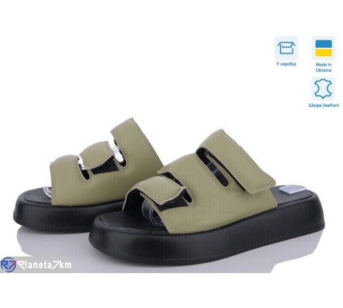 Шлепки жіночі на літо (6 пар р.36-40) зелений "FANio" Шлепки жіночі на літо (6 пар р.36-40) зелений "FANio"