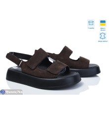 Босоніжки жіночі на літо (6 пар р.36-40) коричневий  "FANio"