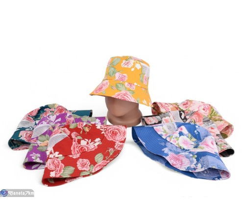 Панама жіноча на літо (5 шт. р.сетка 56-58) мікс  "CAROLLA"