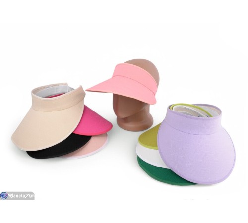 Кепка жіноча на літо (5 шт. р.сетка 56-58) мікс  "CAROLLA"