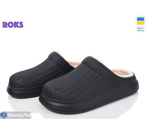Шлепки жіночі на весну/осінь (8 пар р.37-41) чорний  "Roks"