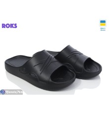 Шлепки чоловічі на літо (8 пар р.41-46) чорний  "Roks"