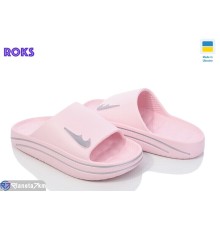 Шлепки жіночі на літо (8 пар р.37-40) рожевий  "Roks"
