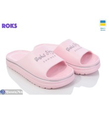 Шлепки жіночі на літо (8 пар р.37-40) рожевий  "Roks"