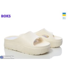 Шлепки жіночі на літо (8 пар р.36-40) бежевий  "Roks"