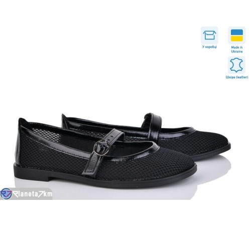 Туфлі жіночі на літо (6 пар р.36-40) чорний  "GARRA"