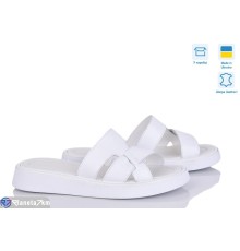 Шлепки жіночі на літо (6 пар р.36-40) білий  "GARRA"