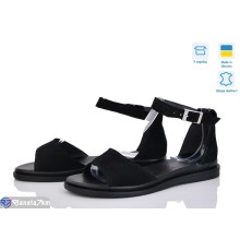 Босоніжки жіночі на літо (6 пар р.36-40) чорний  "GARRA"