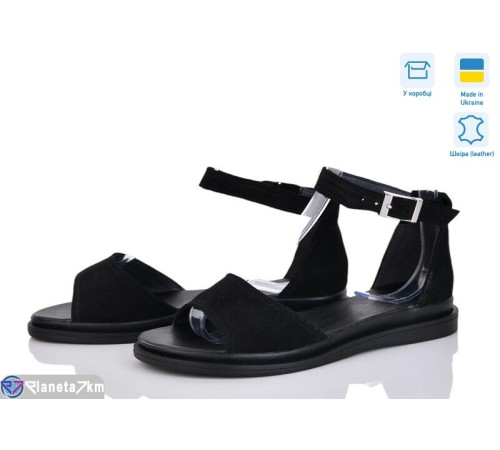 Босоніжки жіночі на літо (6 пар р.36-40) чорний  "GARRA"
