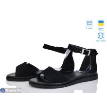 Босоніжки жіночі на літо (6 пар р.36-40) чорний  "GARRA"