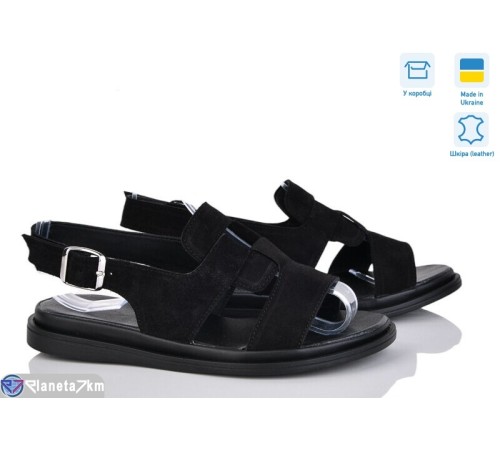 Босоніжки жіночі на літо (6 пар р.36-40) чорний  "GARRA"