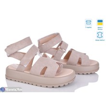 Босоніжки жіночі на літо (6 пар р.36-40) бежевий  "Linda"