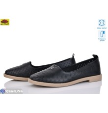 Туфлі жіночі на літо (8 пар р.36-41) чорний  "Mei De Li"