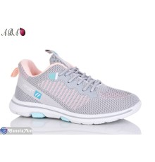 Кросівки жіночі на весну/осінь (8 пар р.36-41) сірий  "Aba"