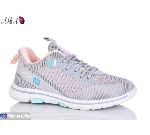 Кросівки жіночі на весну/осінь (8 пар р.36-41) сірий  "Aba"