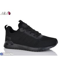 Кросівки на весну/осінь (8 пар р.36-41) чорний  "Aba"