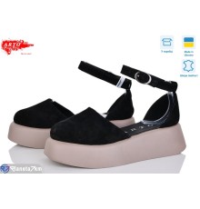 Босоніжки жіночі на літо (8 пар р.36-40) чорний  "ARTO"