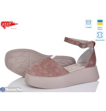 Босоніжки жіночі на літо (8 пар р.36-40) коричневий  "ARTO"